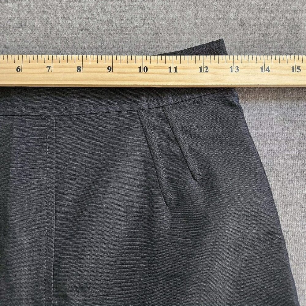 Balenciaga Paris Skirt S US 4 Black Cotton Blend Mini Designer Luxury Goth Chic - Picture 11 of 16